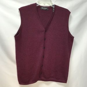 Italian Made Merino Wool Sweater Vest